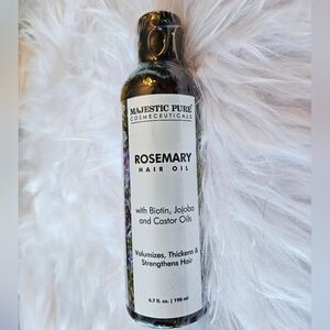 Majestic Pure 100% Pure Rosemary Oil with Biotin for Hair Care Non GMO Verified